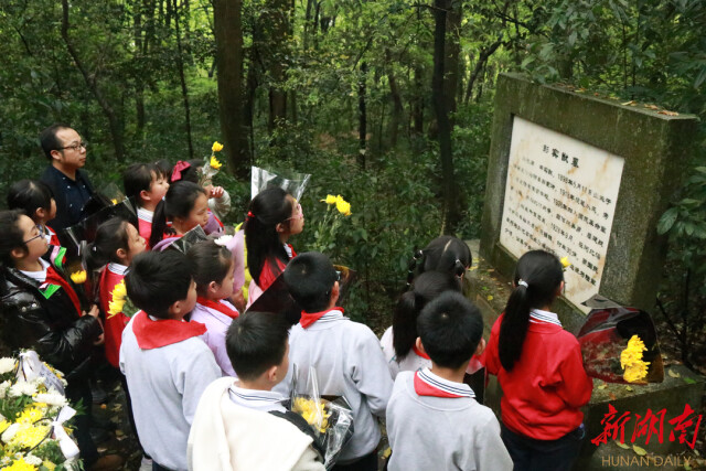 长沙市芙蓉区楚怡学校开展"清明祭英烈"系列活动 新湖南