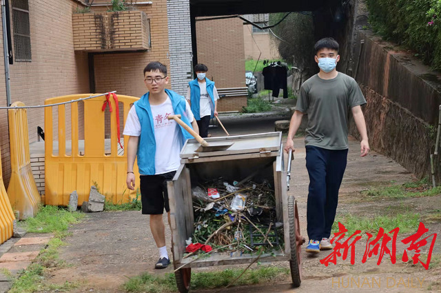 美化校园环境，师生党员先行