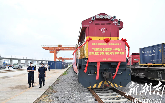 视频︱越南水果抢“鲜”入怀！湖南首列中越水果冷链专列直达怀化