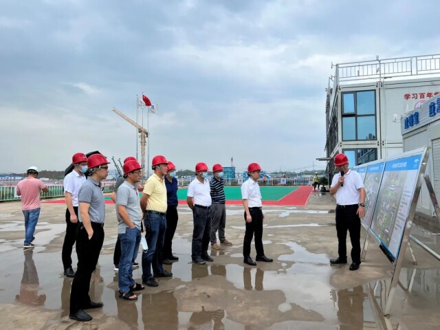 长沙市自然资源和规划局赴长沙机场改扩建工程现场调研