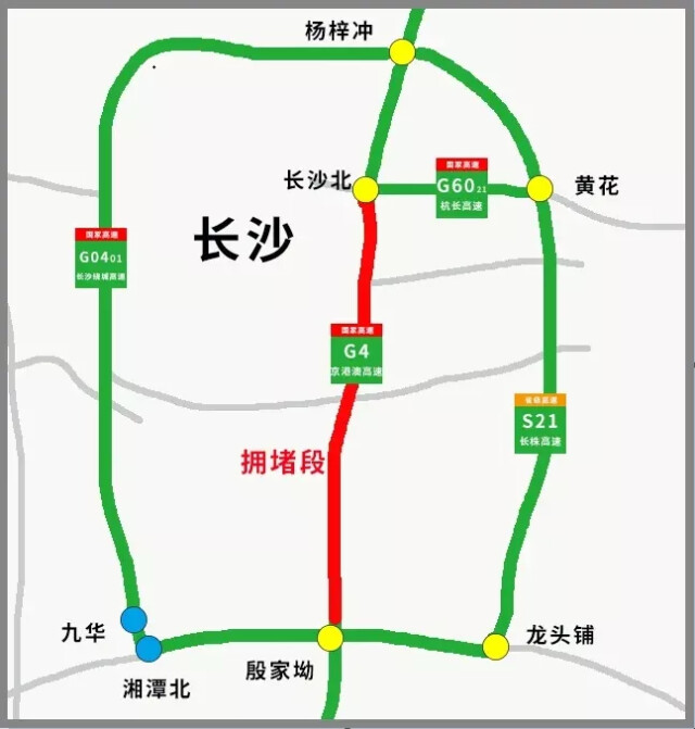 g4高速公路具体线路图图片