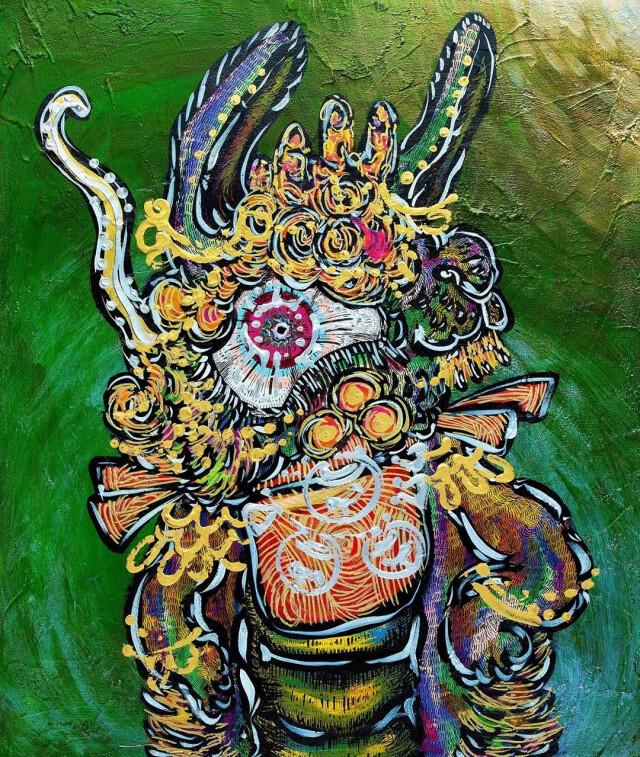 比毕加索还生猛,小松美羽作品轰动国际画坛