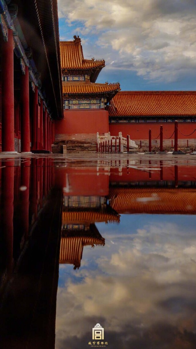 雨后故宫美如油画
