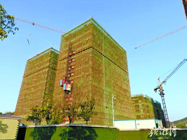 岳塘经开区卓越建设城项目：明年5月交付使用 打造电力产业基地