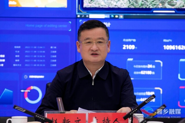 赵新文走访看望新闻工作者：打造成湖南一流、影响全国的县级融媒体