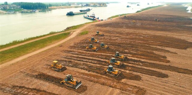 南洞庭下塞湖拆除矮围