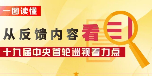 【一图读懂】 从反馈内容看十九届中央首轮巡视着力点