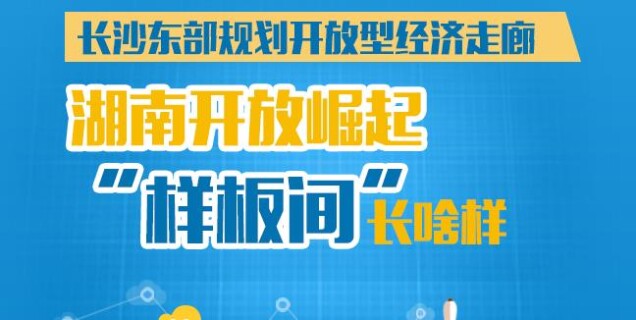 长沙东部规划开放型经济走廊 湖南开放崛起&ldquo;样板间&rdquo;长啥样
