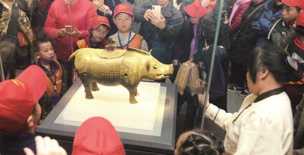 大山孩子走进新湘博