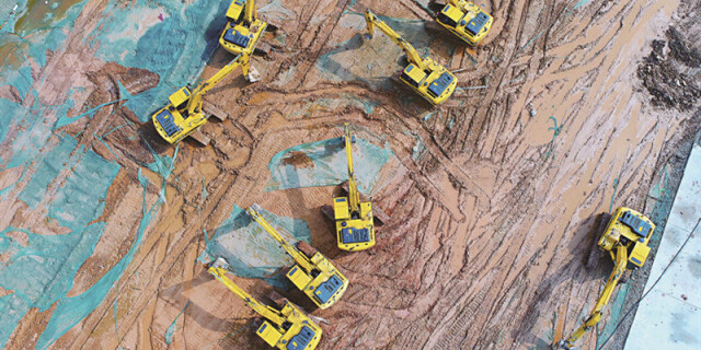 中联重科智慧产业城项目抓紧施工