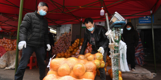 长沙水果批发市场有序复业
