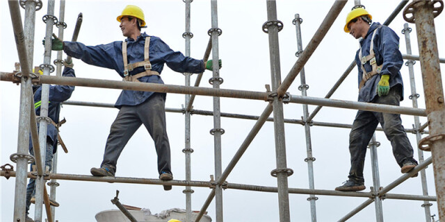 节点工程加紧施工