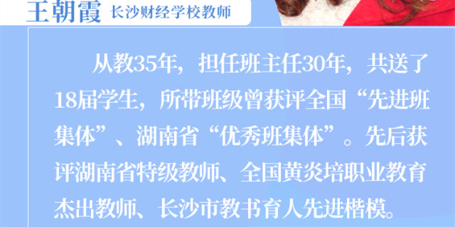 海报｜湖南最美中职班主任候选人出炉，你被谁圈粉？①