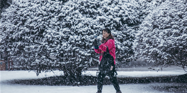 图集|长沙迎来初雪 他们这样记录