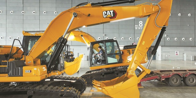 卡特彼勒布展长沙国际工程机械展