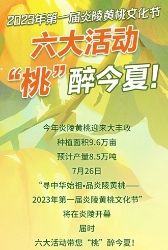&ldquo;桃&rdquo;醉今夏⑩ | 【长图】炎陵黄桃文化节：六大活动  &ldquo;桃&rdquo;醉今夏！