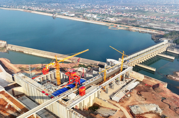 澧水航道艳洲枢纽工程