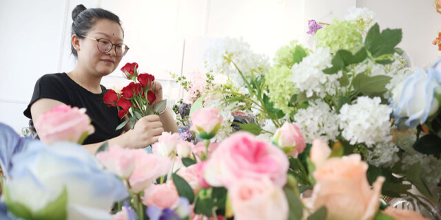 【网络中国节&middot;七夕】七夕至 鲜花俏