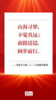 领悟习近平主席新年贺词中的中国力量