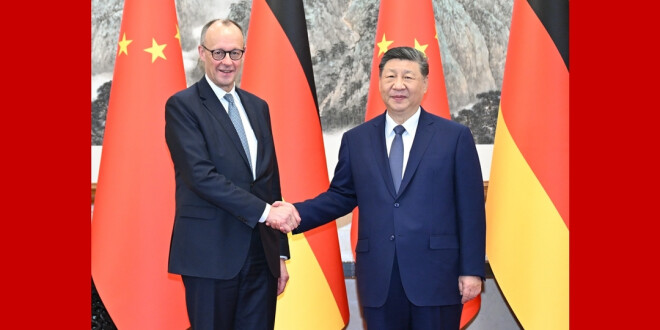习近平会见德国总理默茨
