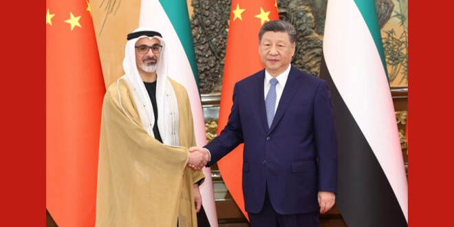 习近平会见阿联酋阿布扎比王储哈立德