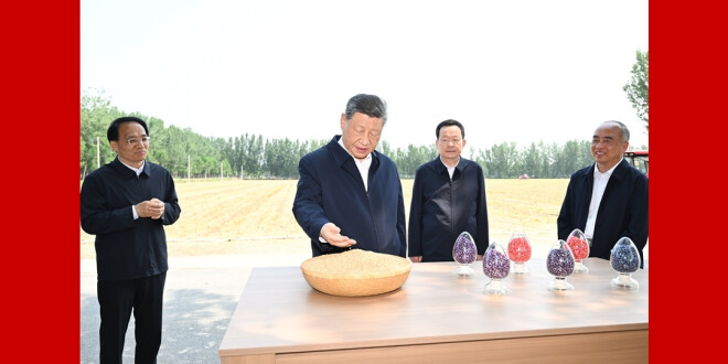 习近平在山东德州考察