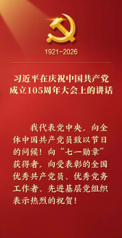 习近平在庆祝中国共产党成立105周年大会上的讲话，学金句，悟深意！