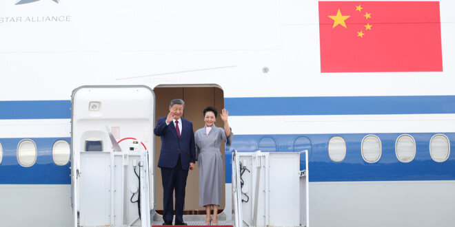 习近平抵达华盛顿对美国进行国事访问