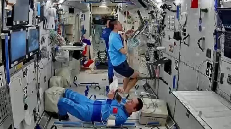 各项任务持续推进 神二十三乘组Vlog上新